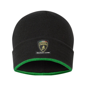 Lamborghini téli sapka Squadra Corse black 2023
