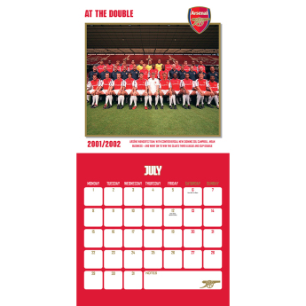 FC Arsenal naptár 2024 Legends