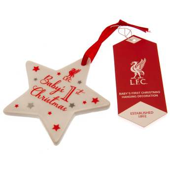 FC Liverpool karácsonyi díszek Baby´s First