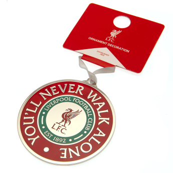 FC Liverpool karácsonyi díszek YNWA