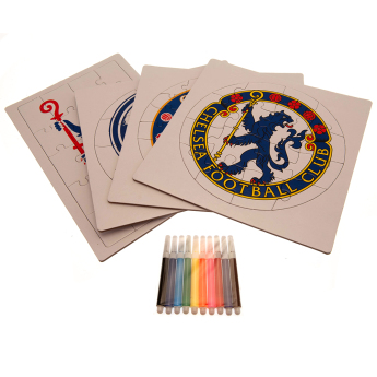 FC Chelsea puzzle gyermekeknek Colour-In Crest