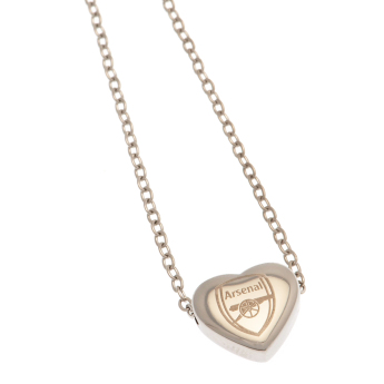 FC Arsenal nyakpánt Stainless Steel Heart Necklace