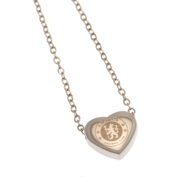 FC Chelsea nyakpánt Stainless Steel Heart Necklace