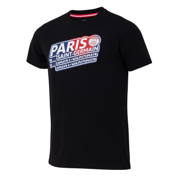 Paris Saint Germain férfi póló Repeat black