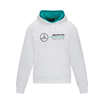 Mercedes AMG Petronas női kapucnis pulóver Oversize White F1 Team 2023