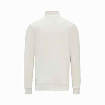 Ayrton Senna férfi pulóver 1/4 zip Seasonal white 2023