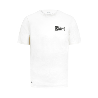Forma 1 férfi póló Austin RS white 2023