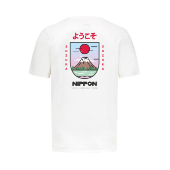 Forma 1 férfi póló Japan white 2023