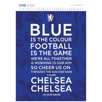 FC Chelsea naptár Deluxe 2024