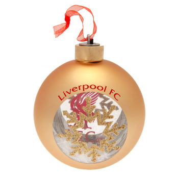 FC Liverpool karácsonyi díszek Premium LED Bauble