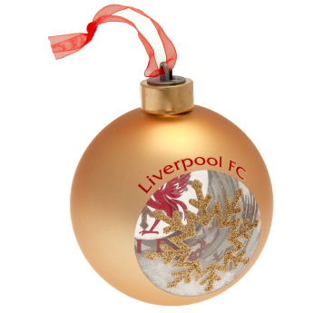 FC Liverpool karácsonyi díszek Premium LED Bauble