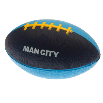 Manchester City mini labda amerikai focihoz navy blue and sky blue