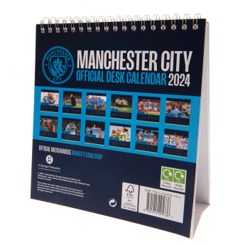 Manchester City asztali naptár 2024