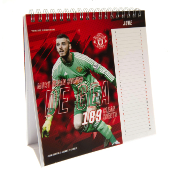 Manchester United asztali naptár 2024