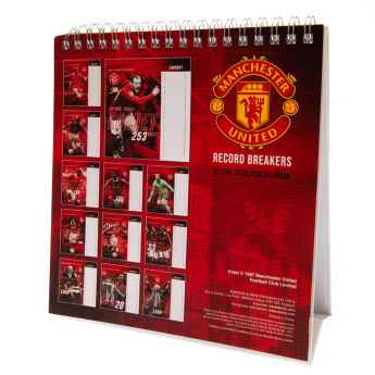 Manchester United asztali naptár 2024