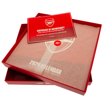 FC Arsenal ajándék doboz Calendar & Diary Musical 2024