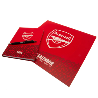 FC Arsenal ajándék doboz Calendar & Diary Musical 2024