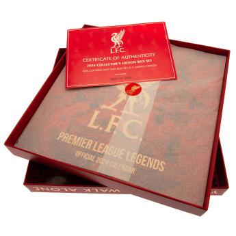 FC Liverpool ajándék doboz Calendar & Diary Musical 2024