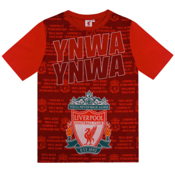 FC Liverpool gyerek pizsama Text red