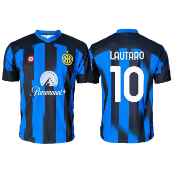 Inter Milan futball mez replica 23/24 Home Lautaro