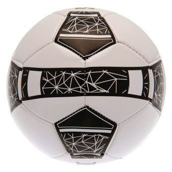 Juventus futball labda crest on a black and white - size 5