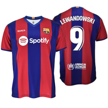 Robert Lewandowski gyerek futball mez replica 23/24 Home Lewandowski