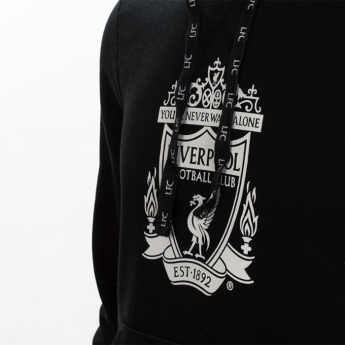 FC Liverpool férfi kapucnis pulóver No12 black