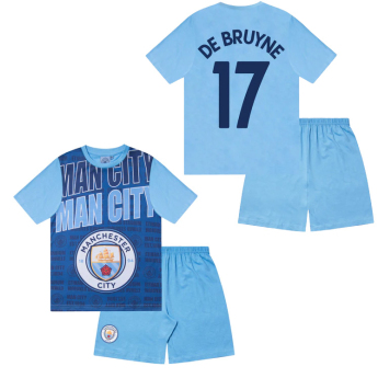Manchester City gyerek pizsama Text De Bruyne