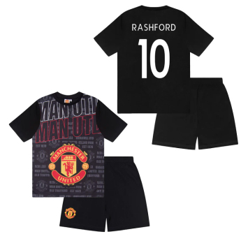 Manchester United gyerek pizsama Crest Rashford