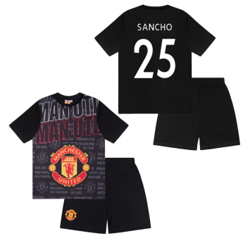 Manchester United gyerek pizsama Crest Sancho