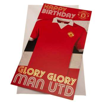 Manchester United születésnapi köszöntő Retro - Hope you have a great day!