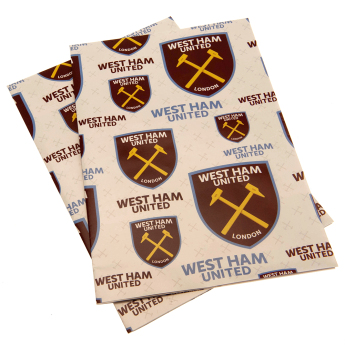 West Ham United csomagolópapír 2 pcs Gift Wrap