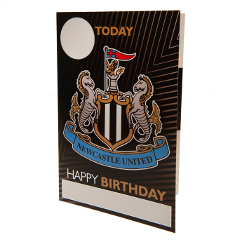 Newcastle United születésnapi képeslap matricákkal Hope you have a fantastic birthday!