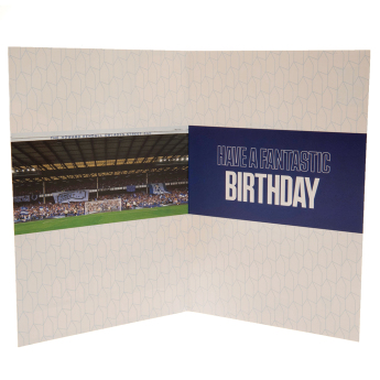 FC Everton születésnapi képeslap matricákkal Have a fantastic Birthday