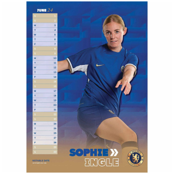 FC Chelsea naptár WFC 2024
