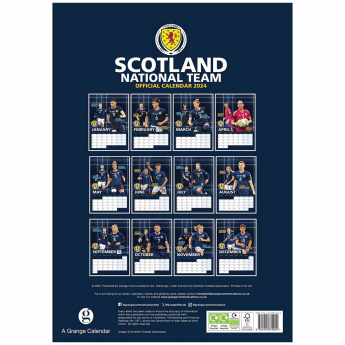 Labdarúgó válogatott naptár Scottish 2024