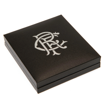 FC Rangers nyaklánc medállal Scroll Crest Stainless Steel Pendant & Chain
