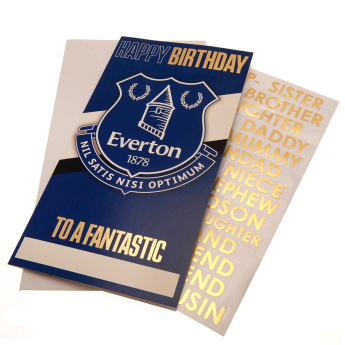 FC Everton születésnapi köszöntő Have an amazing Birthday