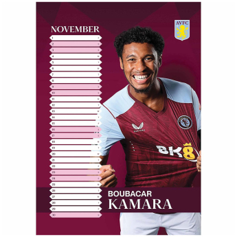 Aston Villa naptár 2024