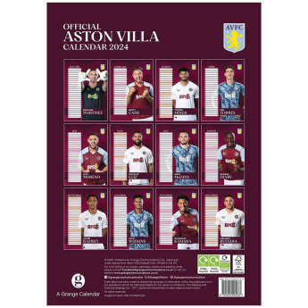 Aston Villa naptár 2024