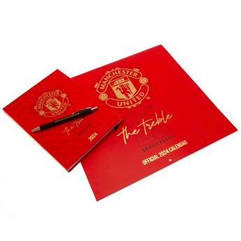 Manchester United ajándék doboz Calendar & Diary Musical Gift Box 2024