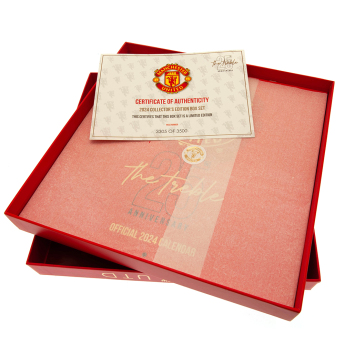 Manchester United ajándék doboz Calendar & Diary Musical Gift Box 2024