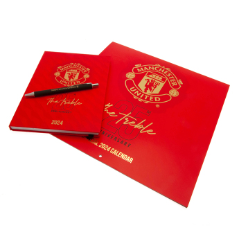 Manchester United ajándék doboz Calendar & Diary Musical Gift Box 2024