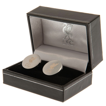 FC Liverpool mandzsettagomb Stainless Steel Round Cufflinks