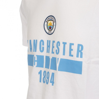 Manchester City férfi póló No2 Tee white