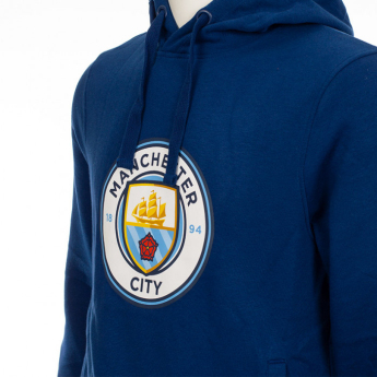 Manchester City férfi kapucnis pulóver No1 navy