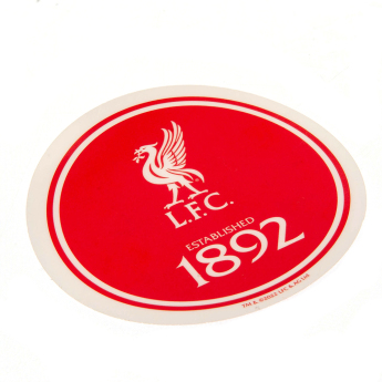 FC Liverpool matrica Single Car Sticker EST