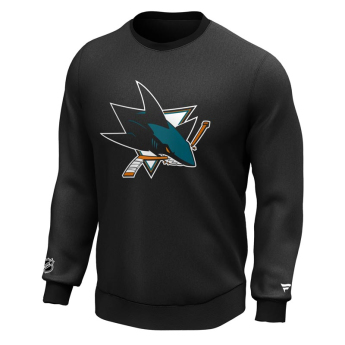 San Jose Sharks férfi pulóver Iconic Primary Colour Logo Graphic Crew