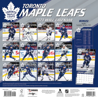 Toronto Maple Leafs naptár 2023 Wall