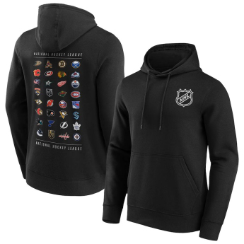 NHL termékek férfi kapucnis pulóver NHL All Team Graphic Hoodie Black